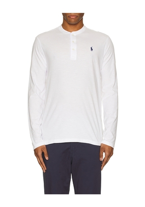 Polo Ralph Lauren Long Sleeve Henley in White. Size L. Also in M.