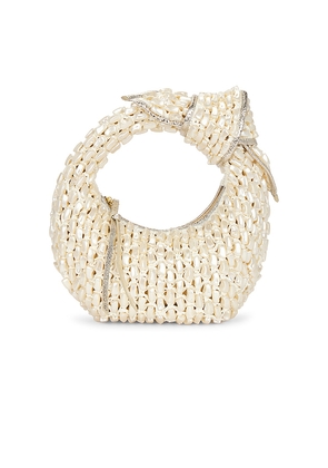 Poolside The Josie Knot Shoulder Bag in Ivory.