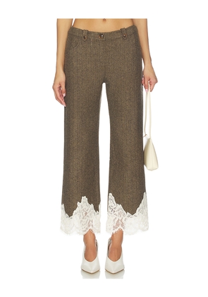 SIEDRES Vivienne Pant in Beige. Size 32. Also in 34, 36.