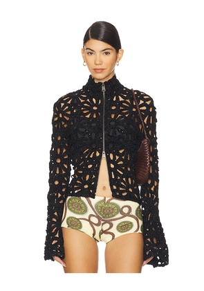 SIEDRES Jun Top in Black. Size 36. Also in 40.