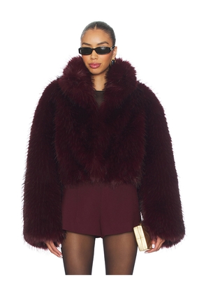 ROTATE Salia Jacket in Burgundy. Size XXS/XS. Also in S/M.