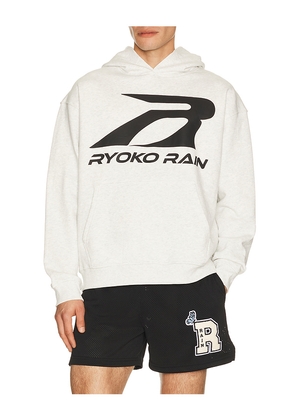 Ryoko Rain Artists & Athletes Hoodie in Grey. Size L. Also in M, S, XL/1X.