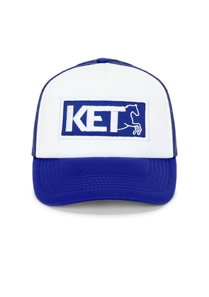 Pleasures Tranquil Trucker Hat in Blue.