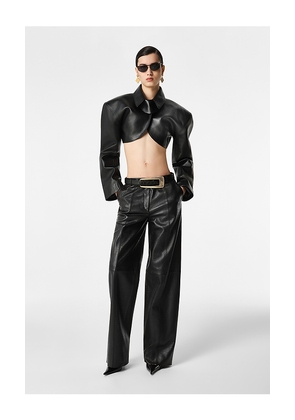 REVOLVE LOS ANGELES Agnes Leather Pant in Black. Size S. Also in XS.