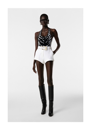 REVOLVE LOS ANGELES Sylvie Corset in Black & White in Black & White. Size L. Also in M, S, XS, XXS.