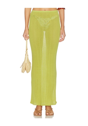 Solid & Striped The Rianne Skirt in Green. Size L. Also in XL.