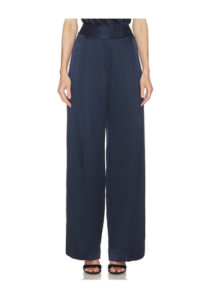 The Sei Relaxed Trouser in Navy. Size 0. Also in 2, 4, 6, 8.
