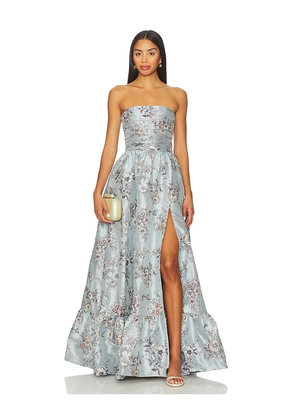 V. Chapman Regina Gown in Baby Blue. Size 00. Also in 4, 6.