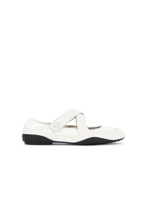 Tory Burch Romy Sport Mary Jane in White. Size 10. Also in 6, 6.5, 7, 7.5, 8, 8.5, 9, 9.5.