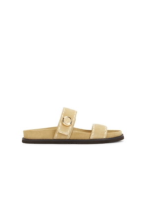 Tory Burch Romy Sport Slide in Beige. Size 10. Also in 6, 6.5, 7, 7.5, 8, 8.5, 9, 9.5.