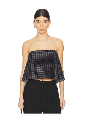 Vince Trellis Strapless Tie Back Top in Black. Size 2. Also in 6.