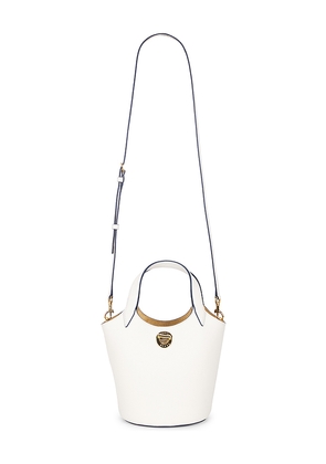 Veronica Beard Anchor Bag in White.