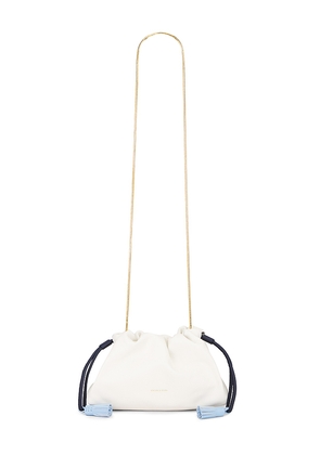 Veronica Beard Small Stash Bag in White.