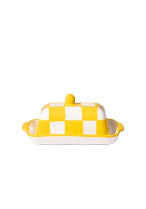 Vaisselle Buttercup Butter Dish in Yellow.