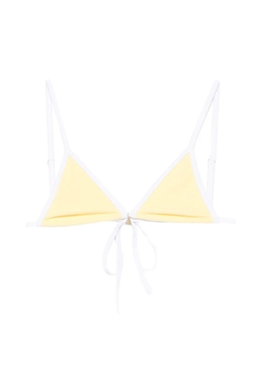 FAE SWIM Lumi bikini top - Yellow