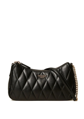 TWINSET quilted chain shoulder bag - Black