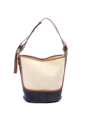 Loewe Pre-Owned Anagram canvas shoulder bag - Neutrals