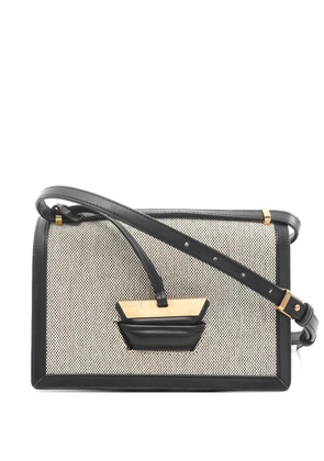 Loewe Pre-Owned 2000s Barcelona canvas leather cross body bag - Neutrals