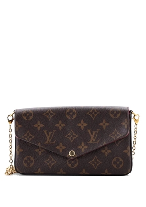 Louis Vuitton Pre-Owned Felicie Pochette Monogram Canvas crossbody bag - Brown