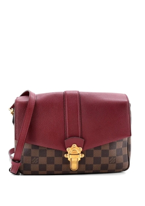 Louis Vuitton Pre-Owned Clapton Handbag Damier and Leather PM crossbody bag - Brown