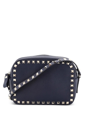 Valentino Garavani Pre-Owned Rockstud Camera Leather crossbody bag - Blue