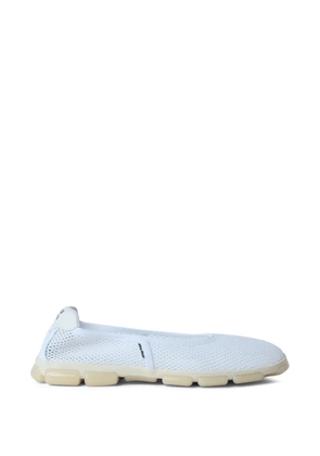 Miu Miu mesh ballet flats - White