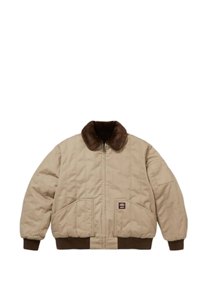 Supreme x Dickies reversible-design quilted work jacket - Neutrals