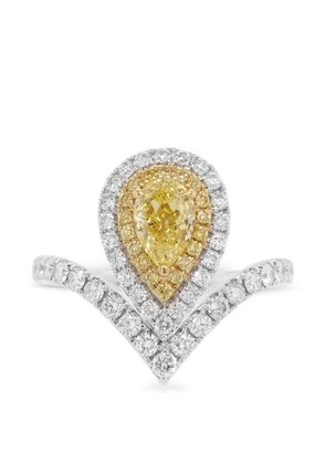 HYT Jewelry pear diamond ring - Silver