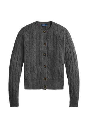 Polo Ralph Lauren cable-knit crewneck cardigan - Grey