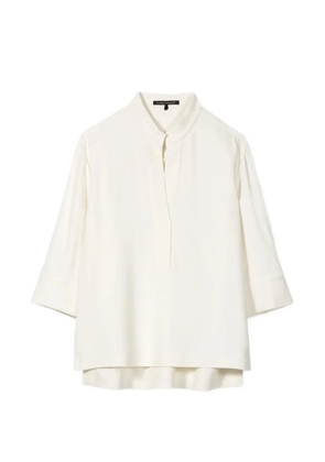 Luisa Cerano assymmetric-hem blouse - Neutrals