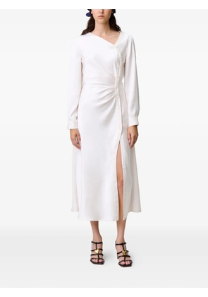 Claudie Pierlot button gathered dress - Neutrals