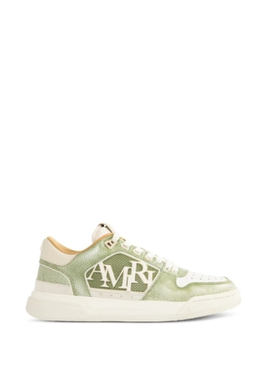 AMIRI pebbled logo-detail sneakers - Green