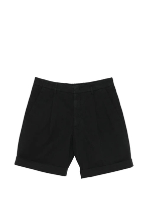 DONDUP pleated cuffed shorts - Black