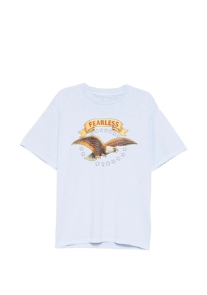 Melt eagle-print T-shirt - Blue