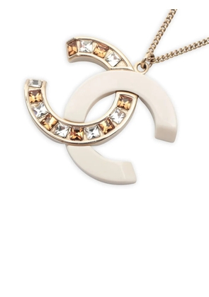 CHANEL Pre-Owned 1986-1988 logo-detail necklace - Gold