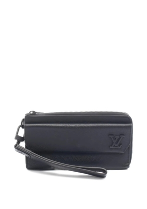 Louis Vuitton Pre-Owned 2000s aerogram Noir L-shaped zipper long wallet - Black