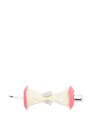 YVMIN jewelled apple hair clip - Neutrals