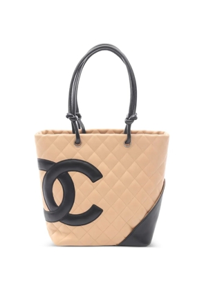 CHANEL Pre-Owned 2005-2006 medium Cambon tote bag - Neutrals