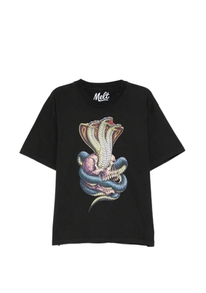Melt graphic-print T-shirt - Grey