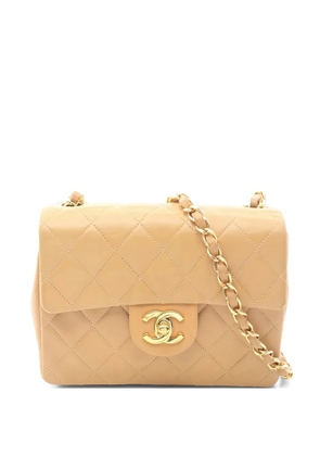 CHANEL Pre-Owned 1996-1997 mini matelassé chain shoulder bag - Neutrals