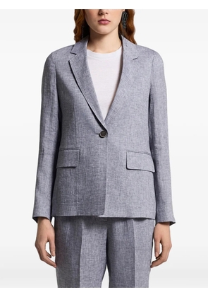 Peserico notched-lapel pocket blazer - Blue