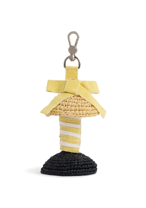 Patou bow-detail doll charm - Yellow