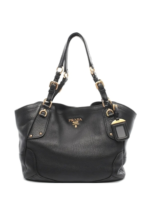 Prada Pre-Owned 2000s logo-lettering tote bag - Black
