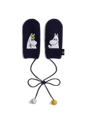 Patou x Moomin Snorkmaiden mittens - Blue