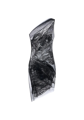 Elisabetta Franchi embroidered mini dress - Black