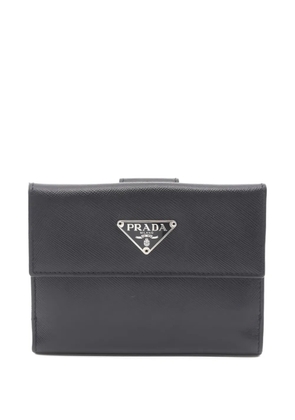 Prada Pre-Owned 2000 saffiano leather bi-fold wallet - Black