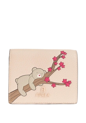 Furla bear-print wallet - Neutrals