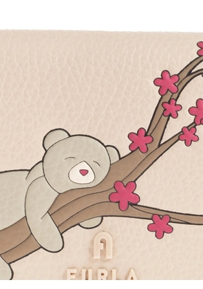 Furla bear-print wallet - Neutrals