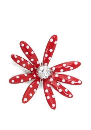 YVMIN polka dot flower hair clip - Silver