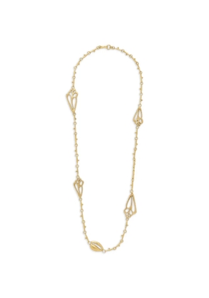Ulla Johnson shell charm long necklace - Gold